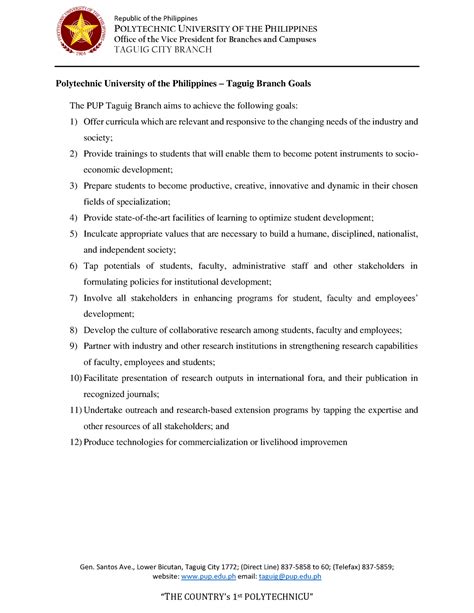 university of taguig|VISION AND MISSION, CORE VALUES, STRATEGIC GOALS.